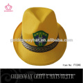 Cheapest badge yellow fedora hat